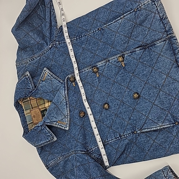 Vintage Ralph Lauren Quilted Denim Chore Coat - Picture 4 of 6